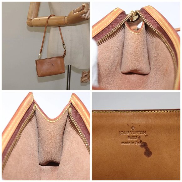 LOUIS VUITTON Nomad Cabas Ambre PM Pouch Leather Beige - Picture 15 of 15